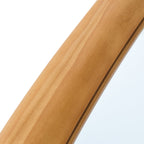  Soft Organic Wood Frame Wall Mirror, 24x30 Inch, Natural