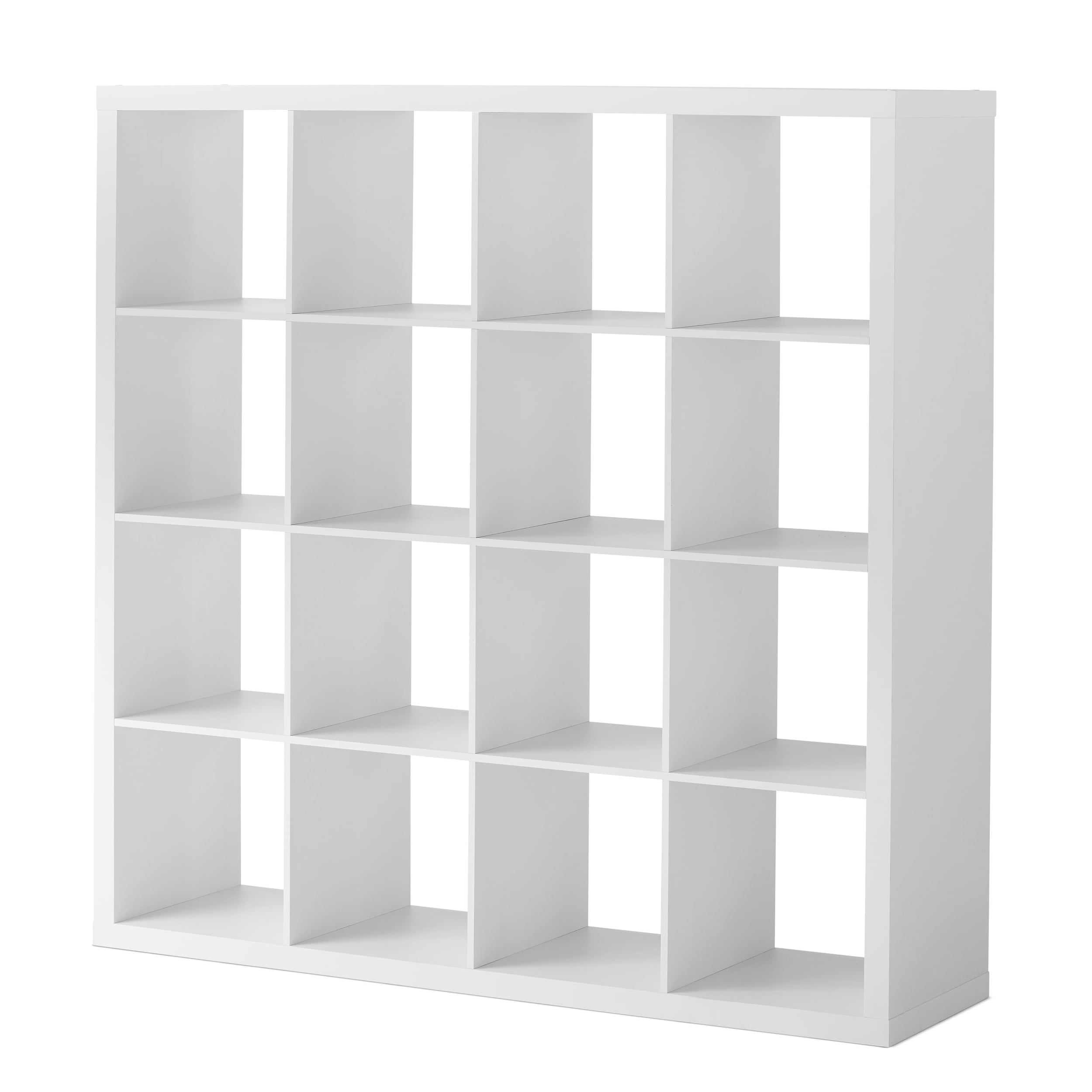  16 Cube Storage Organizer, White Texture