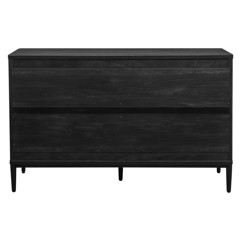  Oaklee 6 Drawer Dresser, Charcoal Finish