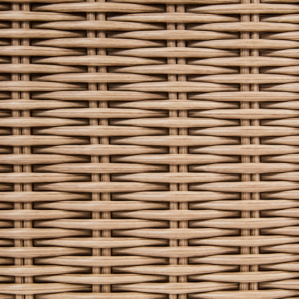  Bellamy Outdoor 1pc Patio Coffee Table, Tan Wicker