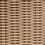  Bellamy Outdoor 1pc Patio Coffee Table, Tan Wicker