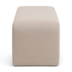  Juliet 44.50" Velvet Waterfall Bench, Beige