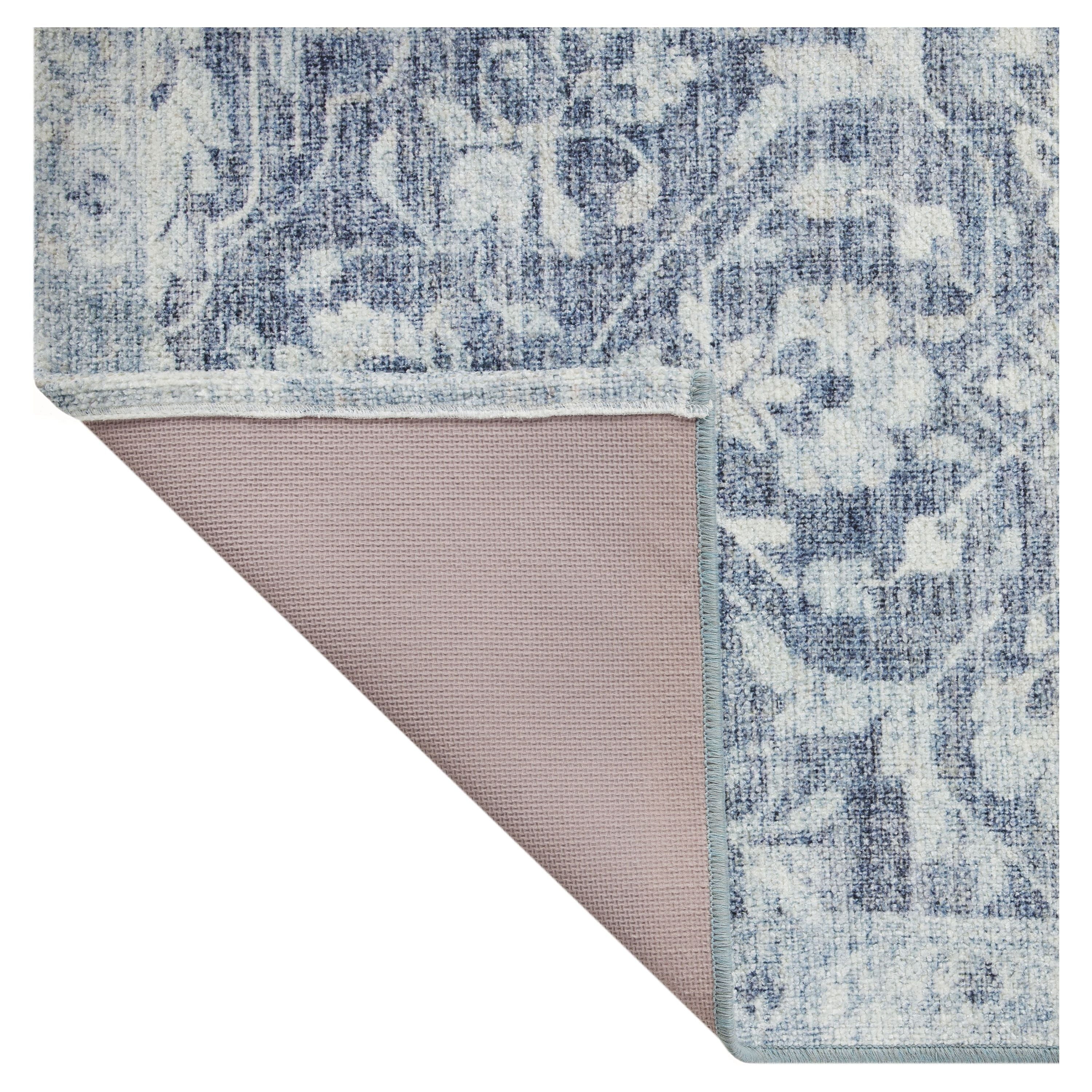  Blue Persian Non-Skid Indoor 30" x 46" Accent Rug