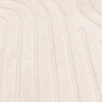  Arches Hi Low Indoor Area Rug, Ivory, 5'x6'7"