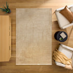  Tan Coleman Tonal Hem 5' x 8' Area Rug