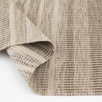  Brown Striped Lisa Runner Rug, 2'6"x8'