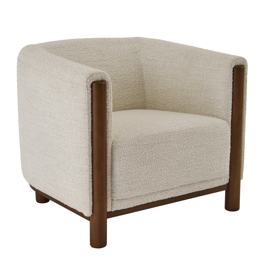  Adlin Accent Chair, Cream Boucle