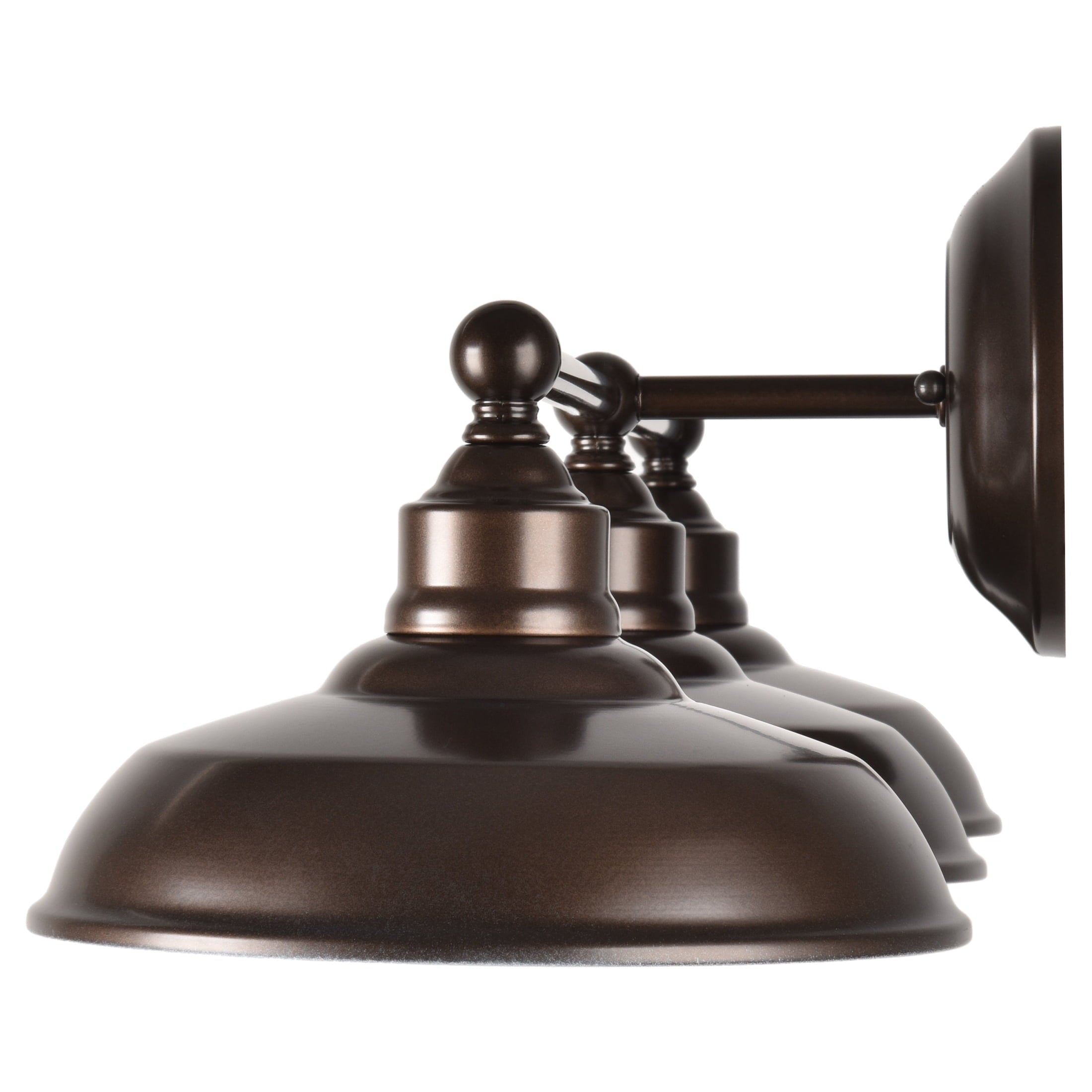  28.5" Farmhouse Triple Wall Scones 3-Light Vanity Light, Oil Rubbed Bronze