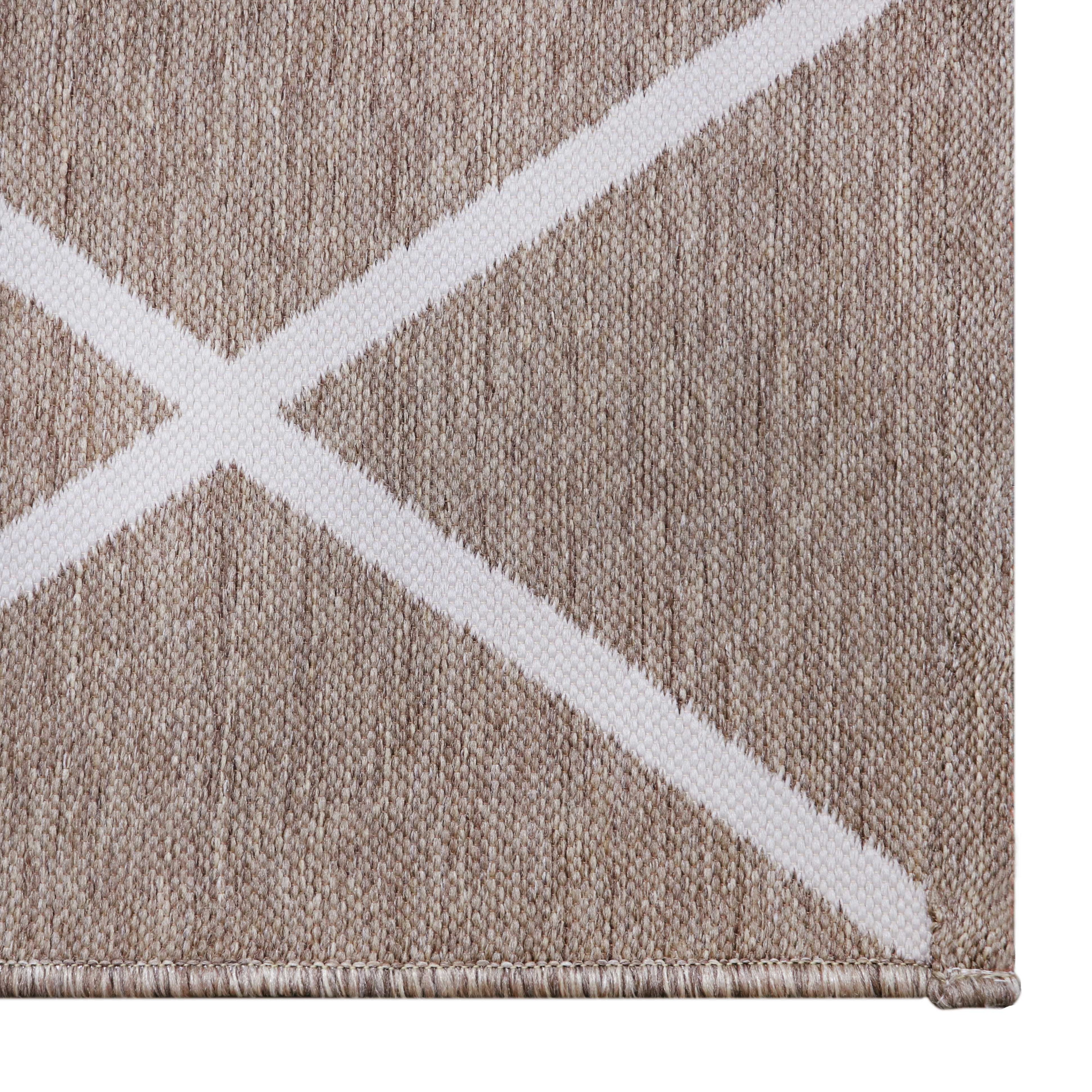  Medallion Reversible Rug, Red, 7' x 10'