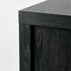  Ezra Accent Cabinet, Rich Black Finish