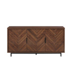  Wyatt Geo TV Stand for TVs up to 70",  Walnut Finish