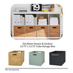  8 Cube Storage Organizer, White Texture