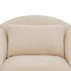 Beautiful Barrymore Teddy Accent Chair by Drew Barrymore, Cream Shearling