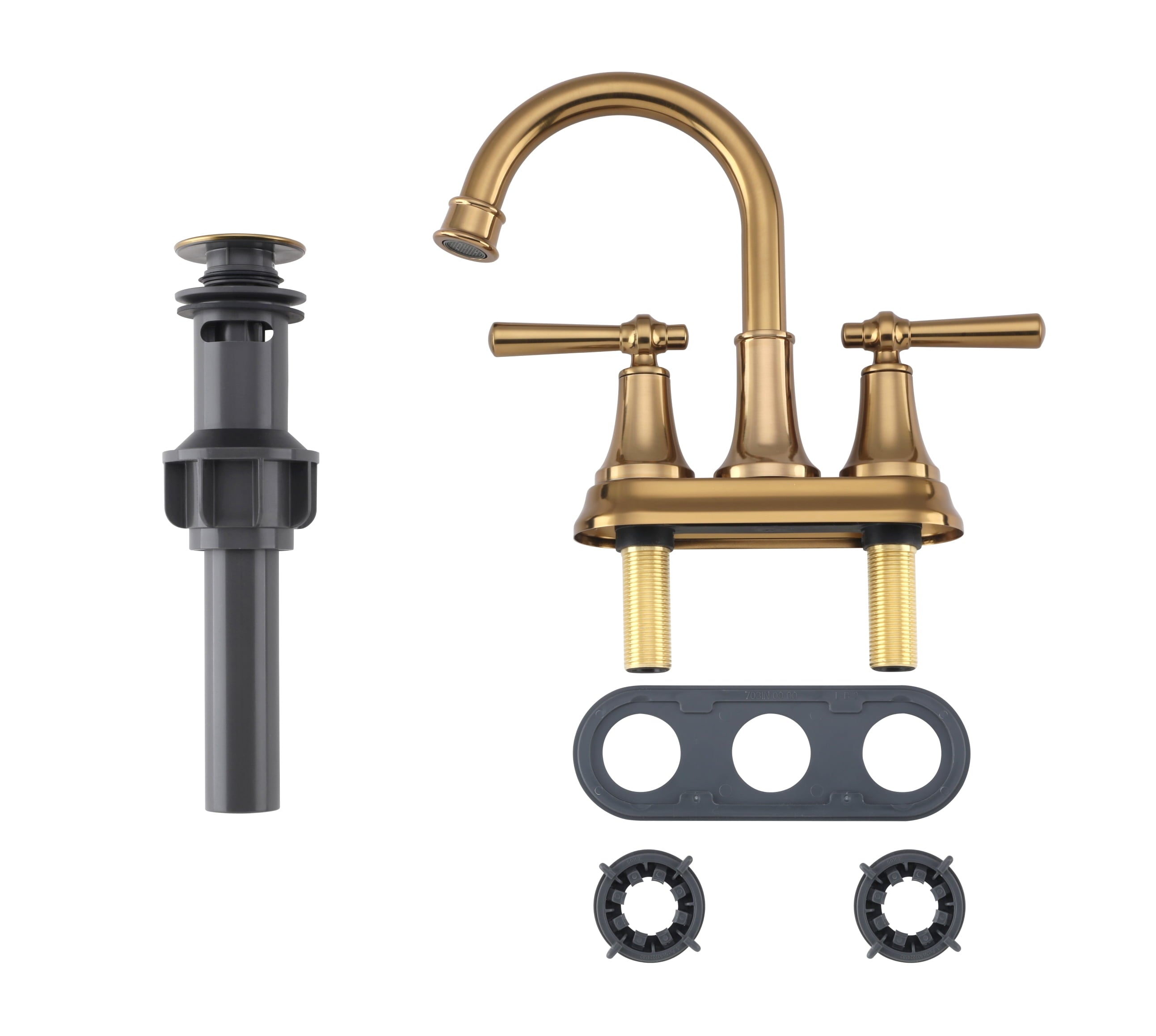  Modern Heirloom 4" Centerset Bathroom Faucet in Heritage Gold