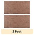 (2 pack)  Washed Paper Kitchen Mat, Tan, 20"W x 41"L, 1 Piece