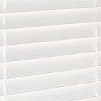  2-inch Cordless Faux Wood Horizontal Window Blinds, White, 39X64