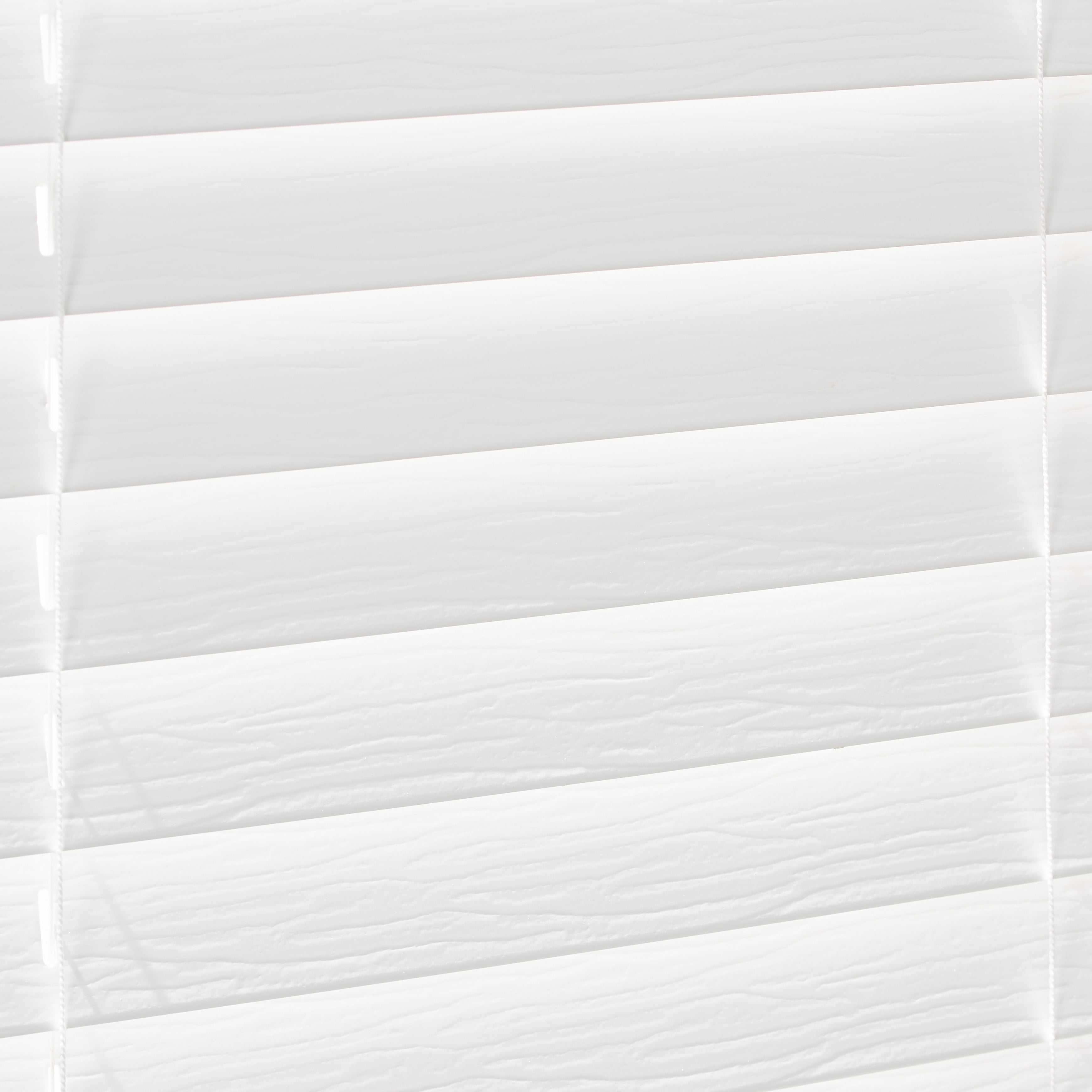  2-inch Cordless Faux Wood Horizontal Window Blinds, White, 39X64