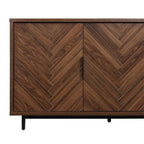  Wyatt Geo TV Stand for TVs up to 70",  Walnut Finish