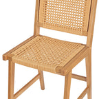  Vista Woven Counter-Height Stools 2 Pack, Light Honey Finish