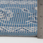  Blue Lillian Dainty Persian Area Rug, 5'x8'