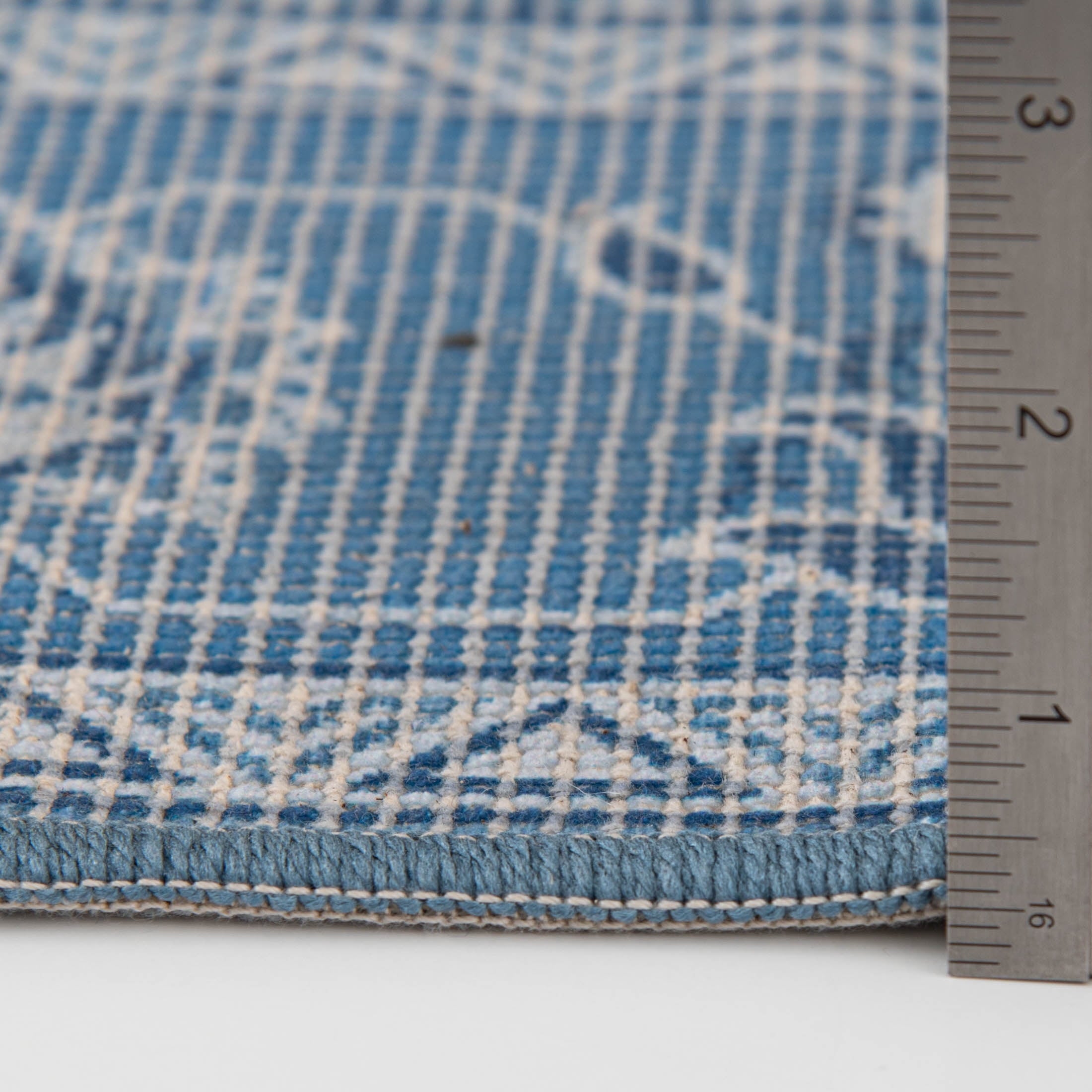  Blue Lillian Dainty Persian Area Rug, 5'x8'
