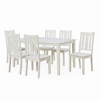  Bankston Wood Dining Chair, Set of 2, White, Indoor