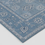  Blue Lillian Dainty Persian Area Rug, 5'x8'