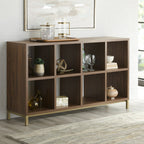  8-Cube Organizer with Metal Base, Vintage Walnut