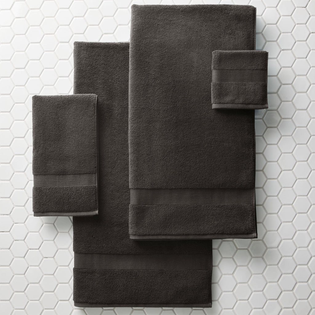  Signature Soft Solid 6 Piece Towel Set,Gray Shadow