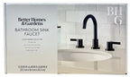  8" Widespread Bathroom Faucet in Matte Black