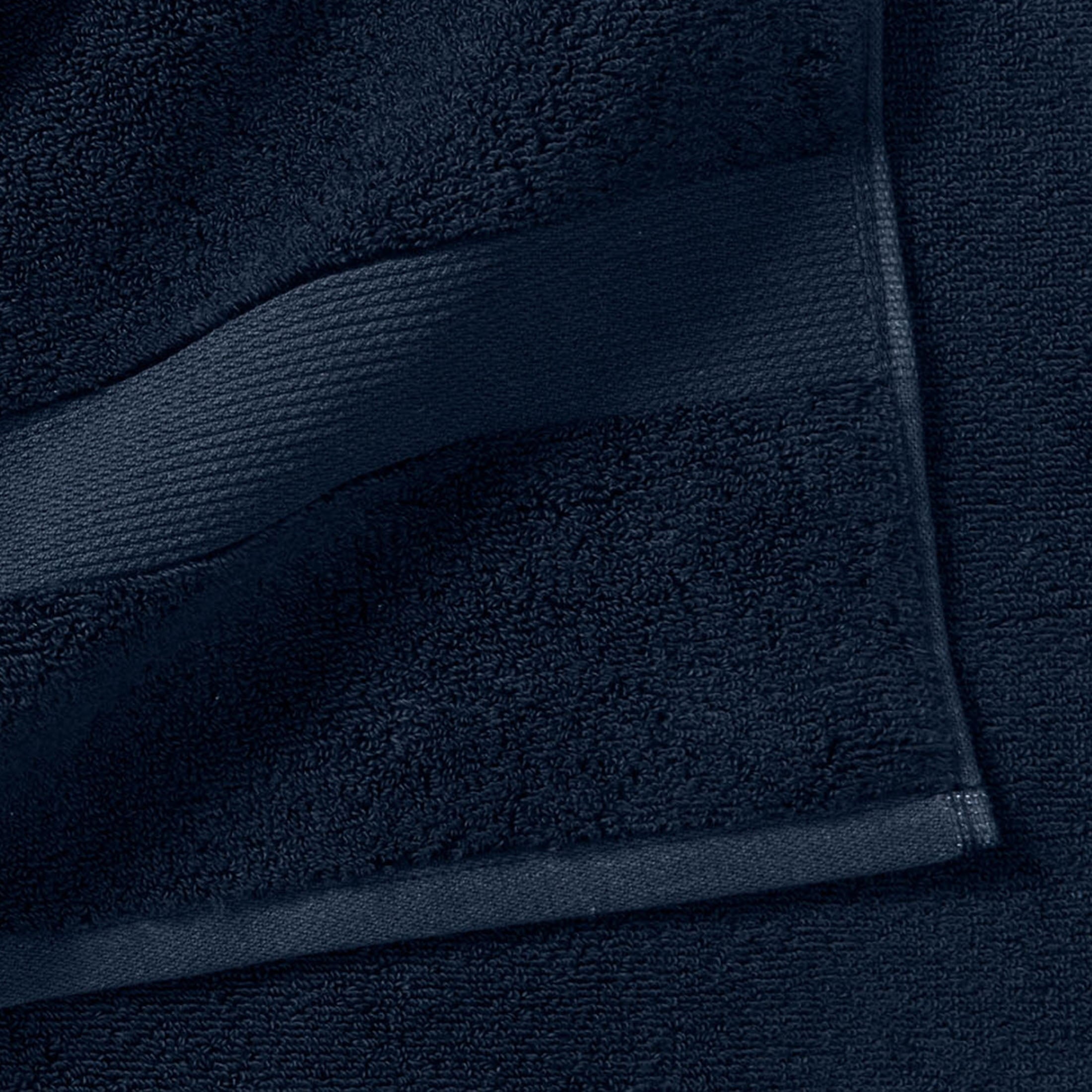  Signature Soft Solid 6 Piece Towel Set,Blue Admiral
