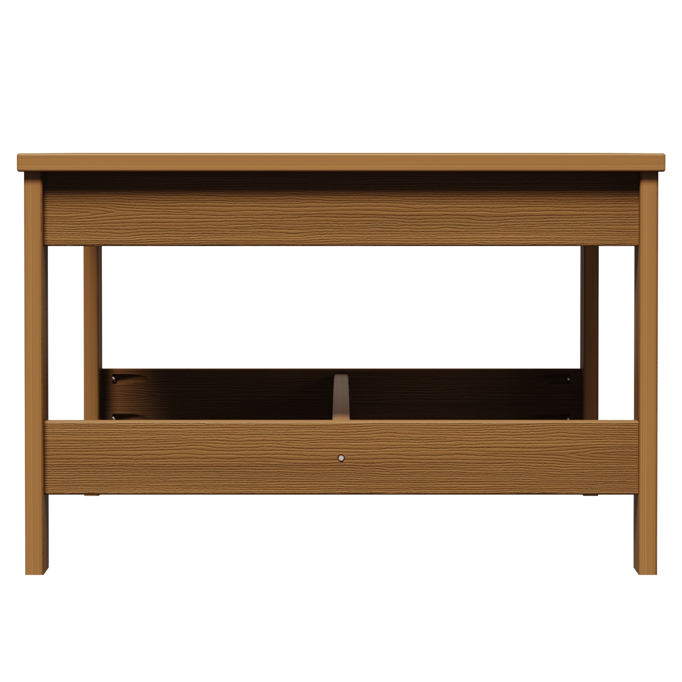  Ezra Outdoor Teak HDPE Coffee Table