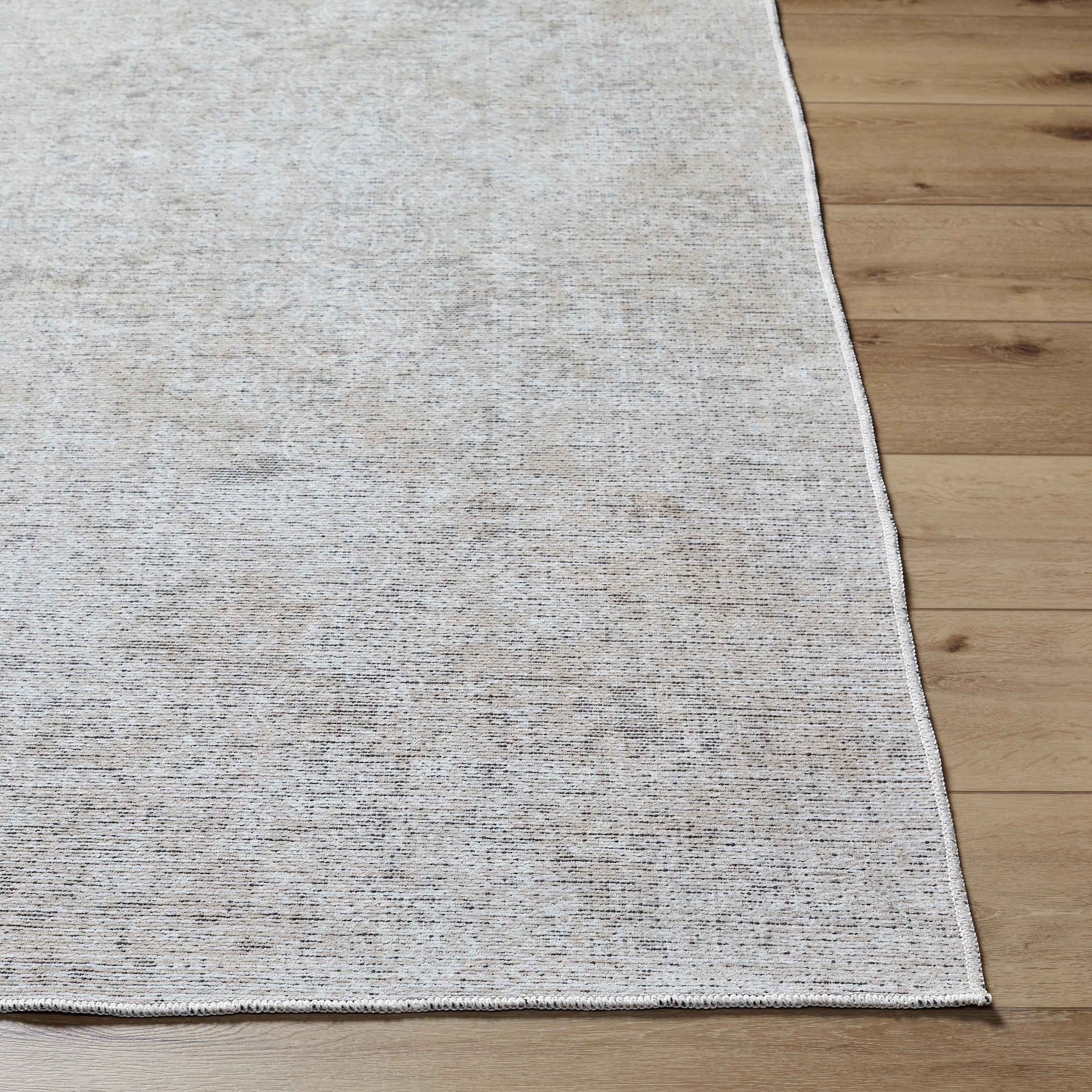  Watercolor Runner Blue Area Rug, 5. 3 x 7 in