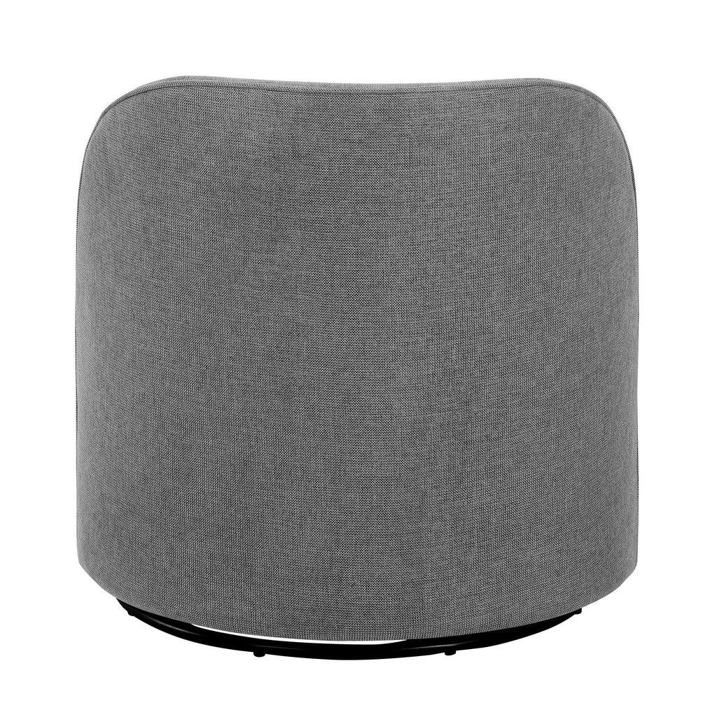  Juliet Modern Arch Swivel Accent Chair, Gray