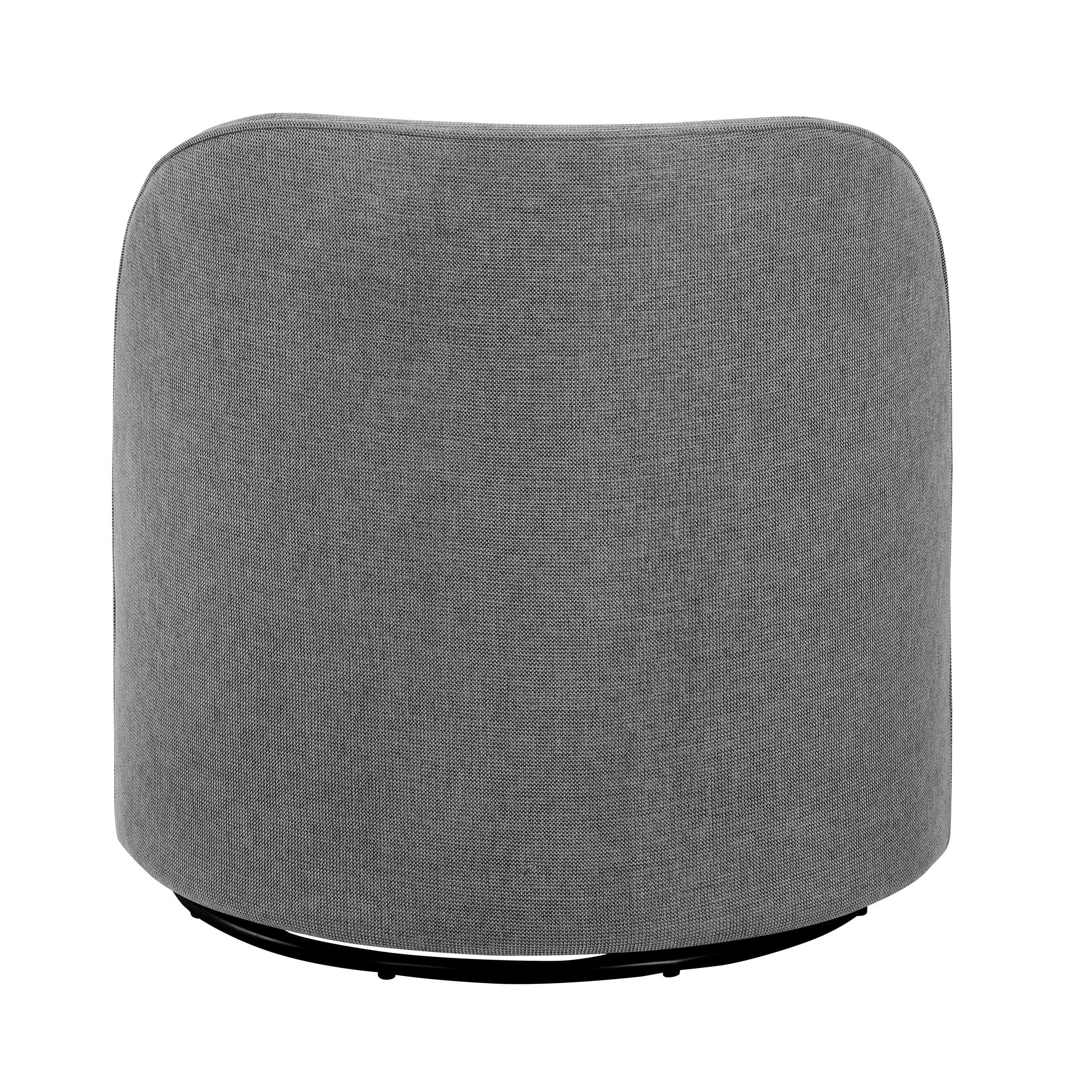  Juliet Modern Arch Swivel Accent Chair, Gray