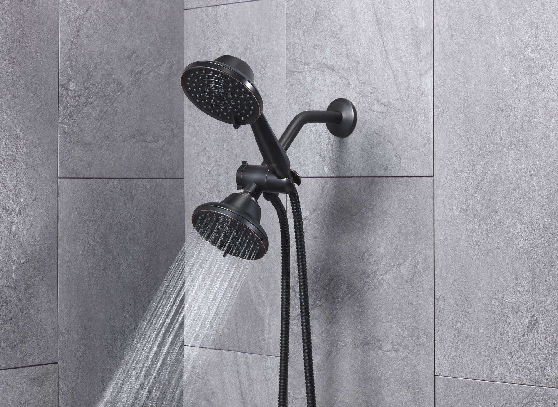  6 Setting Combo Showerhead, Oil Rubbed Bronze