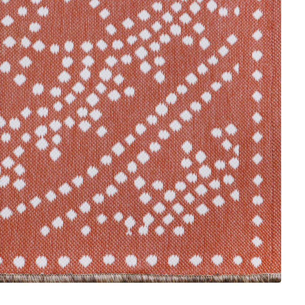  Medallion Reversible Rug, Red, 7' x 10'