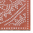  Medallion Reversible Rug, Red, 7' x 10'