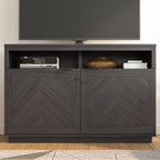  Herringbone TV Stand for TVs up to 55�, Gray