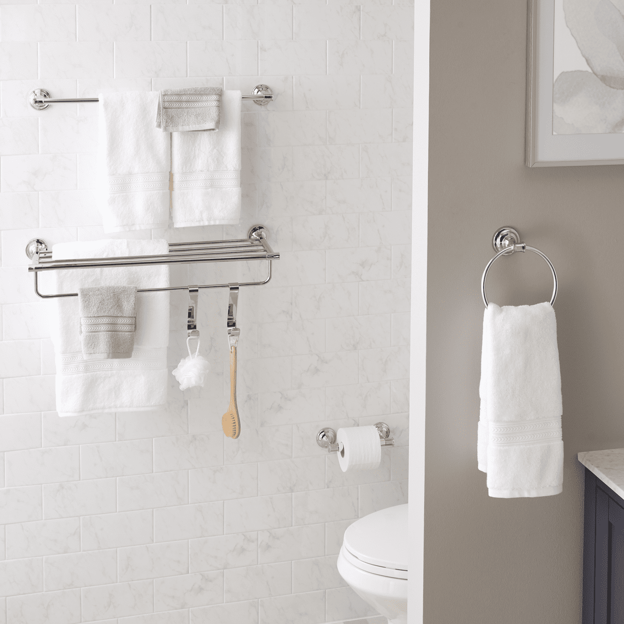  Cameron 3-Piece Bath Accessory Kit, Chrome