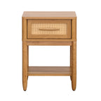  Springwood Caning Nightstand, Light Honey Finish