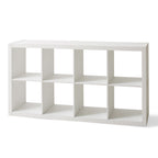  8 Cube Storage Organizer, White Texture