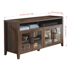  Reading Refined Farmhouse TV Stand for TVs up to 65", Walnut Finish