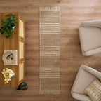 Sharma Jute 7' Indoor Runner Rug