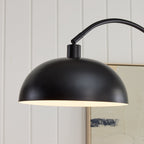  Black Finish Arch Dome Floor Lamp