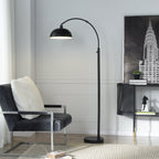  Black Finish Arch Dome Floor Lamp