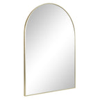  24x34 Gold Arched Large Wall Mirror for Bathroom or Living Room
