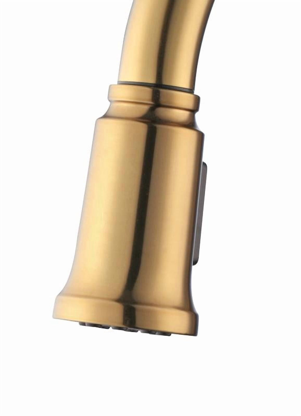 Modern Heirloom Pull Down Kitchen Faucet, Heritage Gold