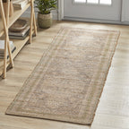  Sage Multi Jute 30" x 84" Persian Runner Rug