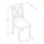  Maddox Crossing Dining Chair, Set of 2, Brown